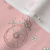 Flower Basket Pink Bike