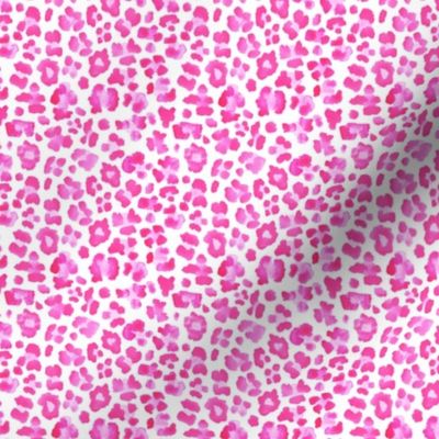 3 inch leopard print Hot Pink