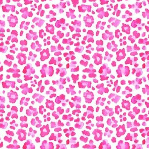 3 inch leopard print Hot Pink