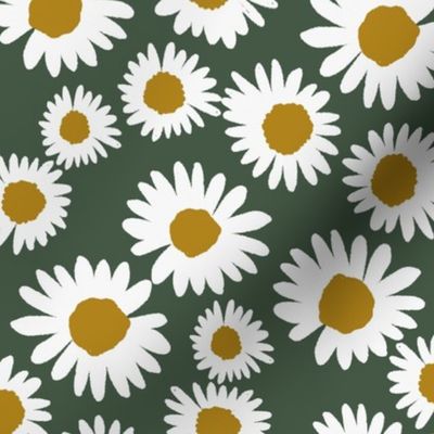 daisy chain fabric - daisy fabric, daisies fabric - baby girl fabric, muted fabric, mauve floral fabric - hunter