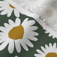 daisy chain fabric - daisy fabric, daisies fabric - baby girl fabric, muted fabric, mauve floral fabric - hunter
