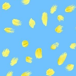 brushstrokes (yellow&blue)
