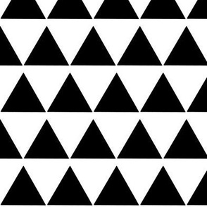 Black geometric triangles shapes 