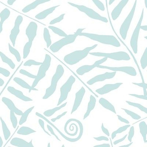 Fern Forest Mint on White