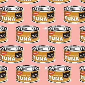 Hot Tuna* (Mona) || black cats on tinned fish cans