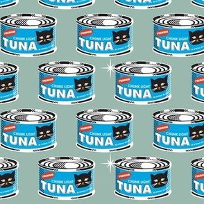 Hot Tuna* (Camouflage) || black cats on tinned fish cans