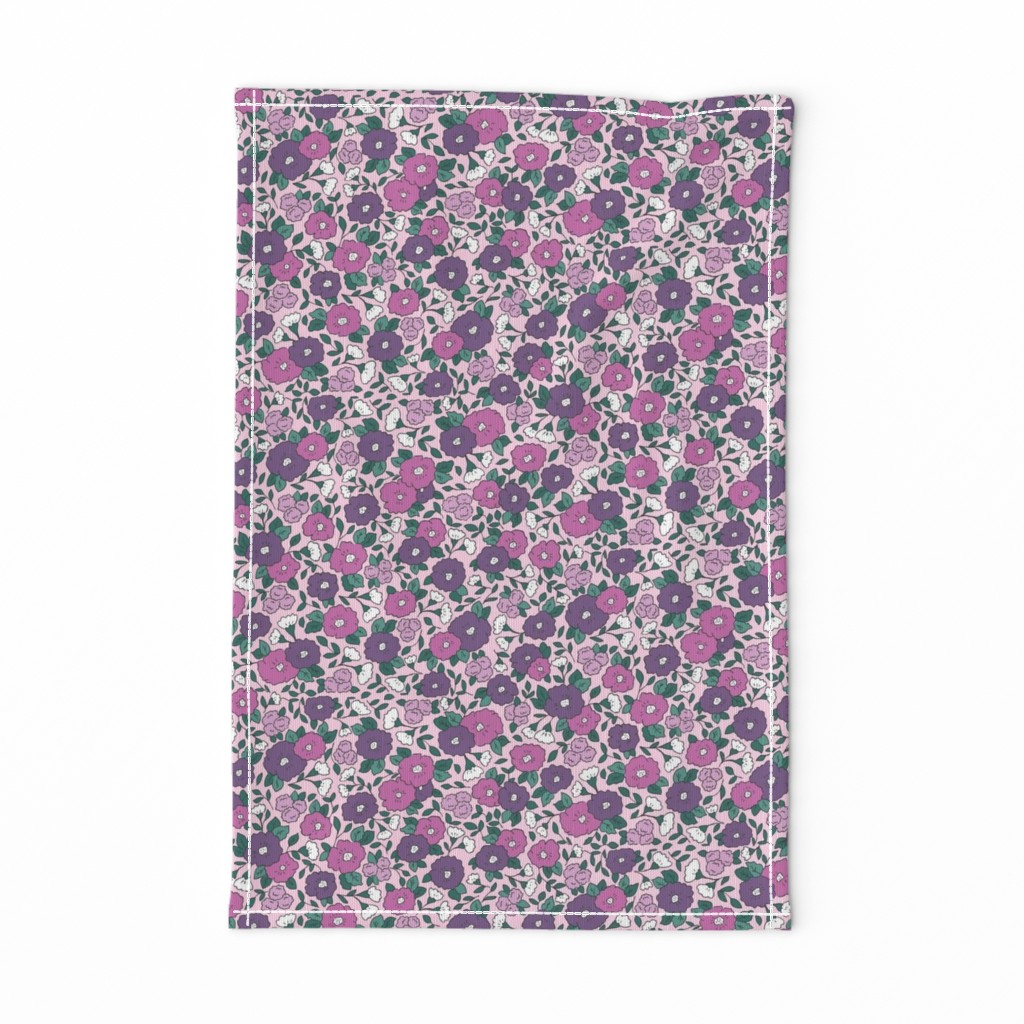 Purple Vintage Floral