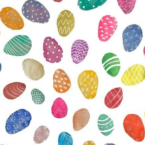 Watercolor PatterneeEaster Eggs