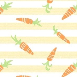 Carrots on Yellow Stripe by Angel Gerardo