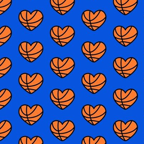 basketball hearts - blue - LAD20