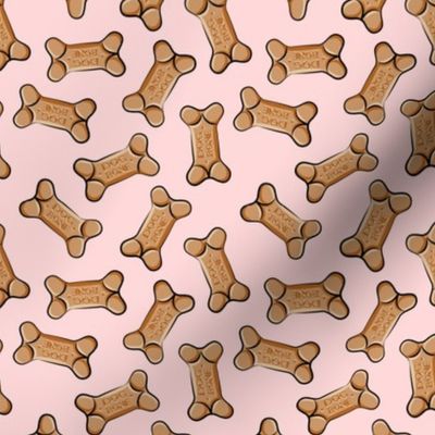 dog bones - dog treats - pink - C20BS