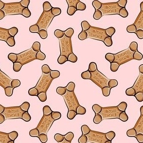 dog bones - dog treats - pink - C20BS