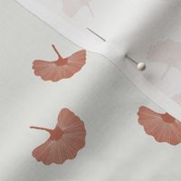 gingko leaf fabric - muted neutral fabric, trendy kids room fabric - sfx1436 apricot
