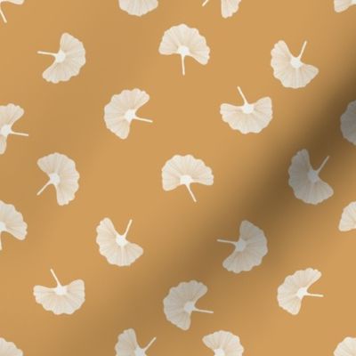 gingko leaf fabric - muted neutral fabric, trendy kids room fabric - sfx1144 oak leaf