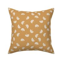 gingko leaf fabric - muted neutral fabric, trendy kids room fabric - sfx1144 oak leaf