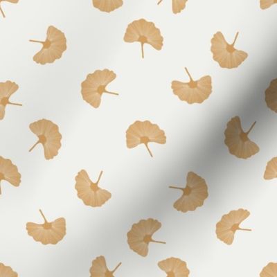 gingko leaf fabric - muted neutral fabric, trendy kids room fabric - sfx1144 oak leaf