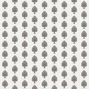 SMALL tree block print fabric - blockprint fabric, indian fabric, home decor - sfx1111