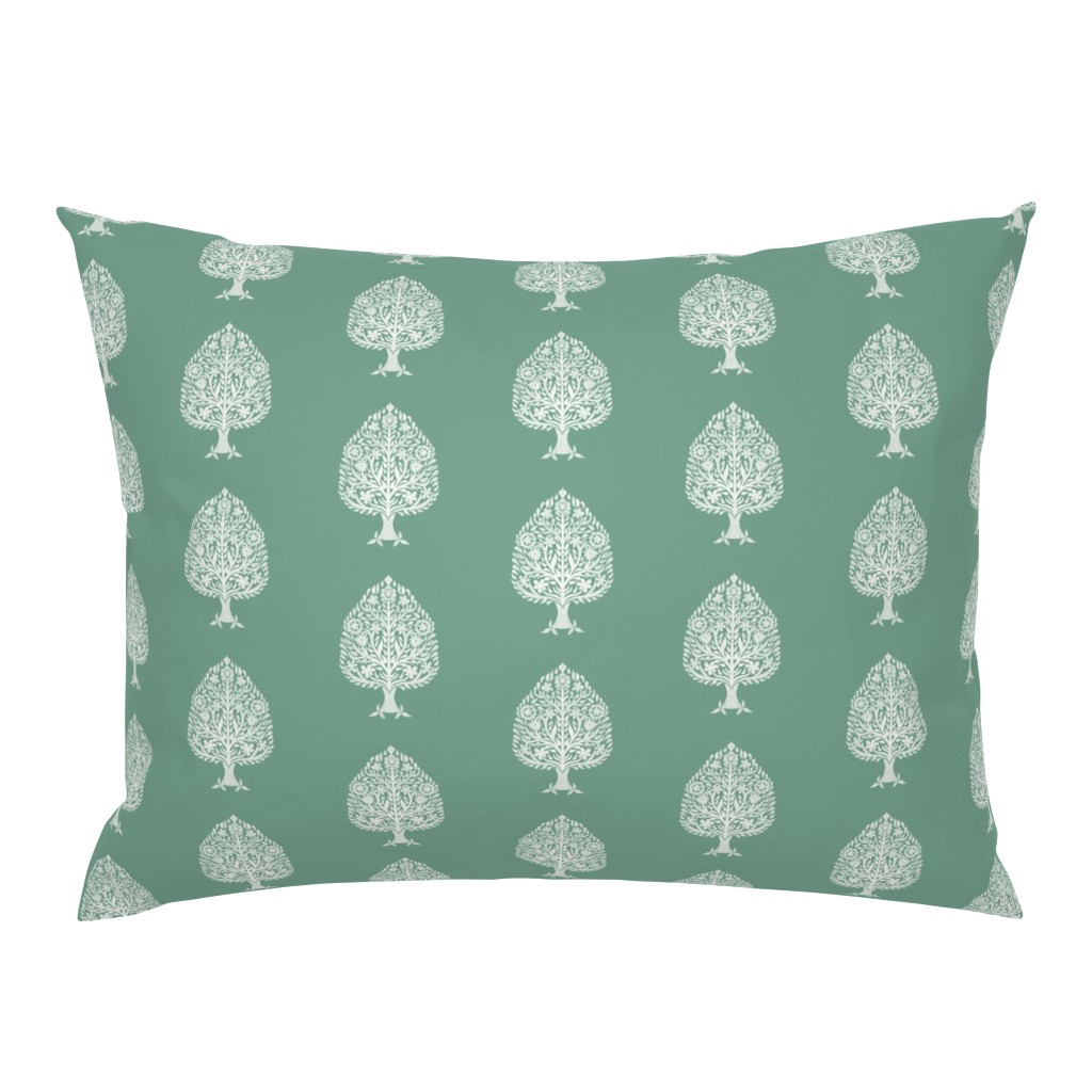 MEDIUM tree block print fabric - blockprint fabric, indian fabric, home decor - sfx5815 rainforest