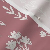 wildflower fabric - prairie girl fabric, muted nursery fabric - sfx1718 clover