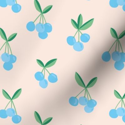 Little Cherry love garden for spring summer nursery design neutral creme blue green
