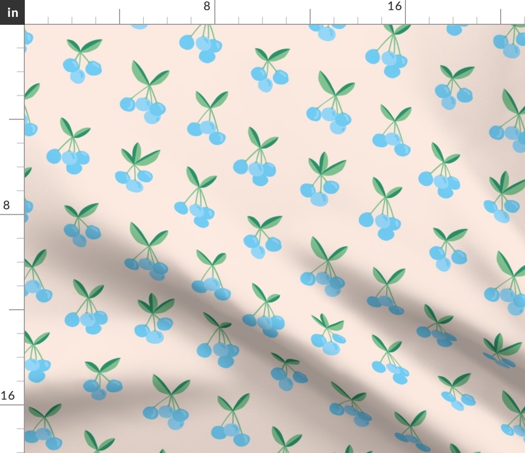 Little Cherry love garden for spring summer nursery design neutral creme blue green