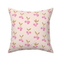 Little Cherry love garden for spring summer nursery design neutral creme pink cinnamon