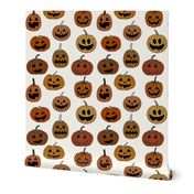 Small / Jack-O-Lantern Halloween Pumpkins Boho