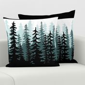 Minty Pines Pillow - 18 inch