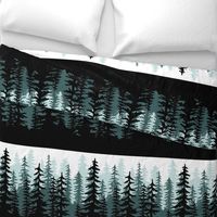 Minty Pines Pillow - 18 inch