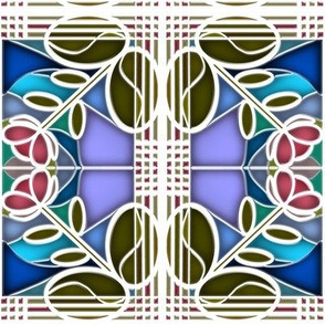 Stained Glass Bloom 6