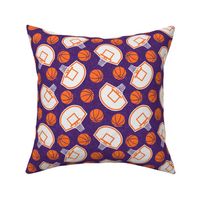 basketball hoops and balls - purple and orange - LAD20