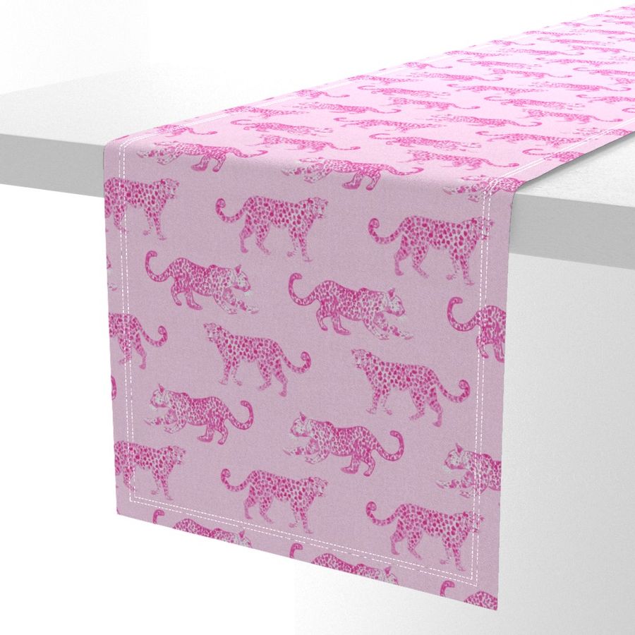 Leopard Parade Light Pink with Hot Pink