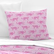 Leopard Parade Light Pink with Hot Pink