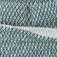 Beachcomber - Summer Nautical Pine Mint Large Scale 