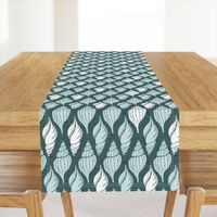 Beachcomber - Summer Nautical Pine Mint Large Scale 