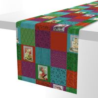 Mythical Victorians 4" Wholecloth Patchwork