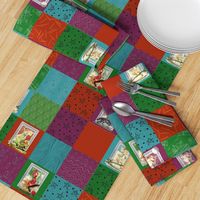 Mythical Victorians 4" Wholecloth Patchwork