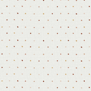 Linen pin dots_Multi