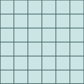 Mint Window Pane Check 