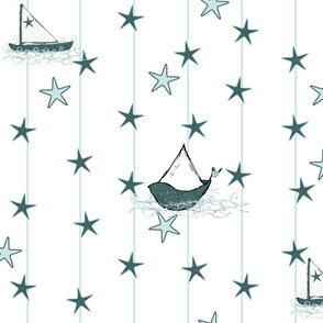 Pine and Mint Starry Regatta