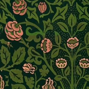 Violet and Columbine by William Morris
