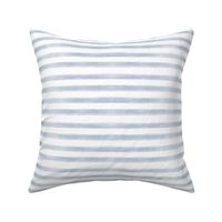 Half inch Painted Stripe - Sky Blue and White