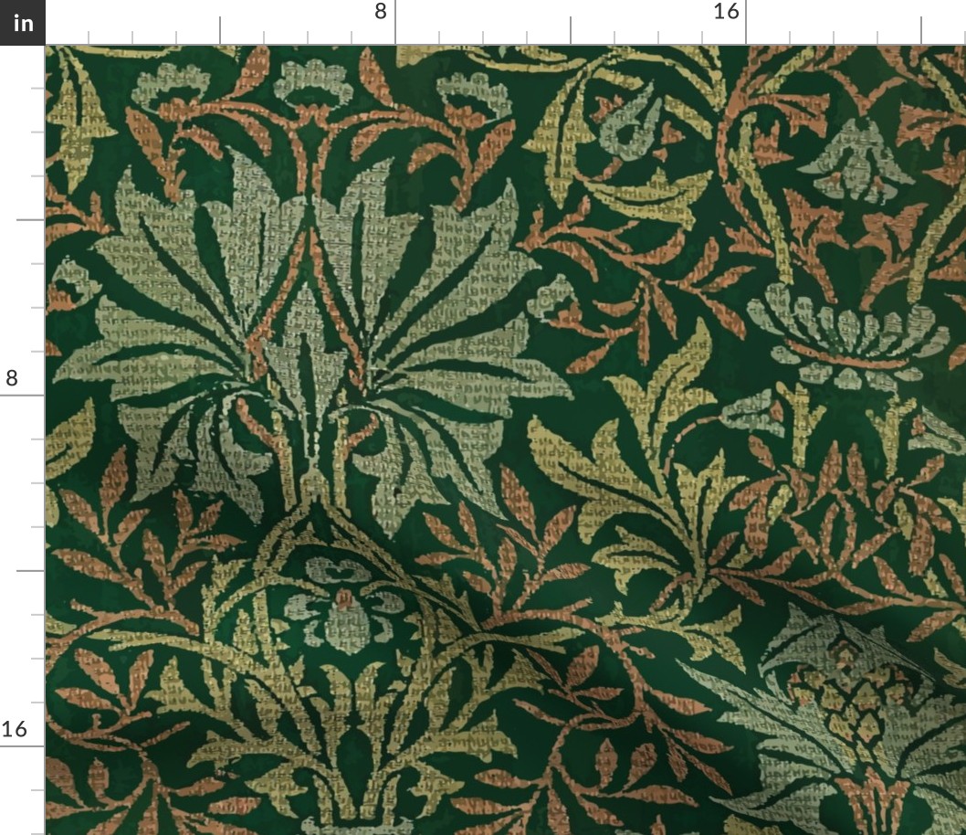 Flower Garden - William Morris Lg scale