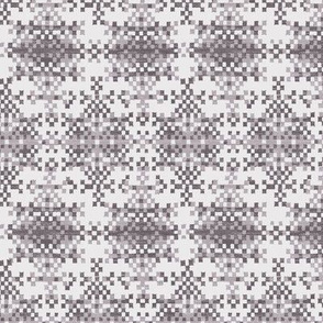 small checkered geo in mauve