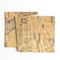 Florence antique map, XL (2 yards)