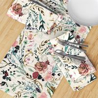 Fable Floral (vintage cream) JUMBO