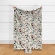 Fable Floral (vintage cream) JUMBO