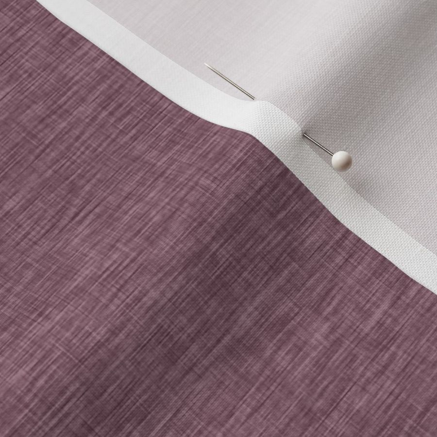 Deep Mauve Linen Texture