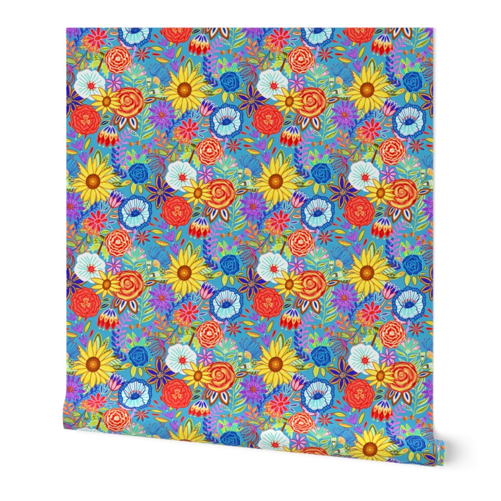 Spring Festive Floral (Medium Scale) 