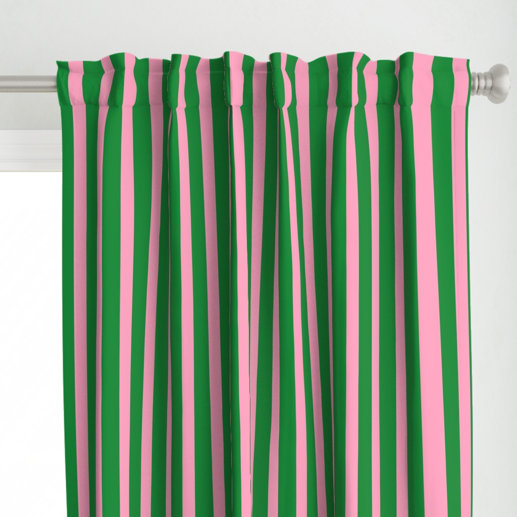 Green with Pink Stripes-Vertical